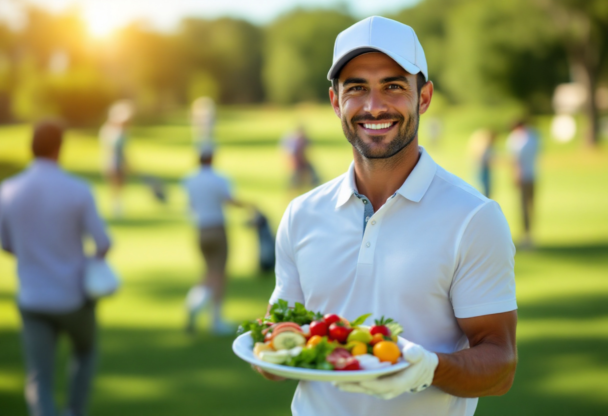 A well balanced meal designed to enhance golf performance